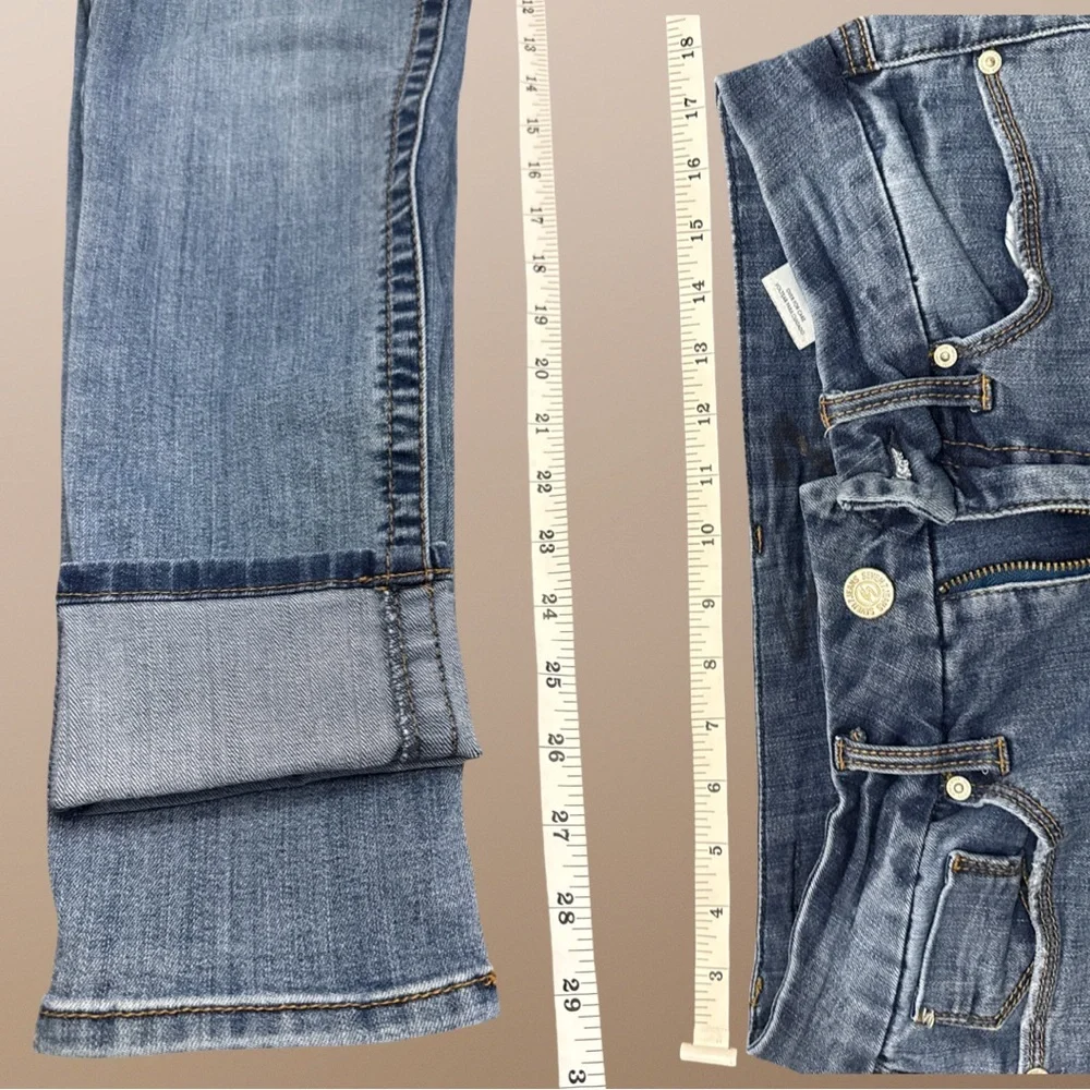 Seven7 Women's Blue Skinny Jeans - Picture 2 of 4